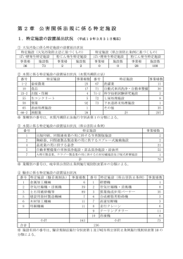 第2章 公害関係法規に係る特定施設