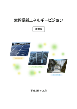 新エネルギービジョン＜概要版＞（PDF：861KB）