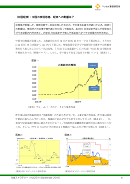 (中国経済)：中国の株価急落、経済への影響は？