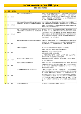 N-ONE OWNER`S CUP \216Q\220\355 Q&A Ver. 0604.xls