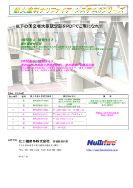 以下の国交省大臣認定証をPDFでご覧になれま