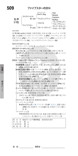 ファイブスターの2014