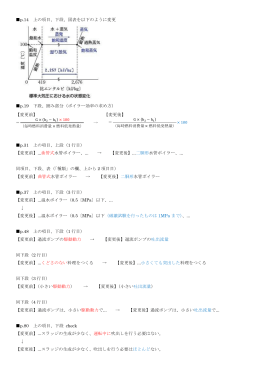 （一般社団法人 日本ボイラ協会）の改訂に伴う修正