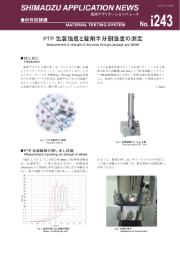 SHIMADZU APPLICATION NEWS