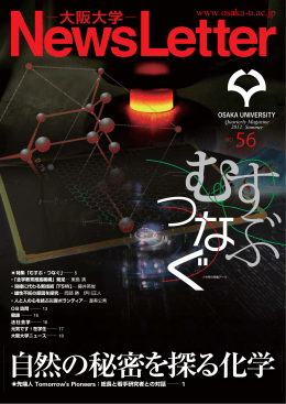 自然の秘密を探る化学 - Osaka University