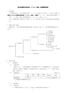 富山県橋梁定期点検（レベル1点検）業務積算基準
