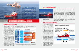 川崎汽船 2011年アニュアルレビュー 海洋資源開発支援事業における進展