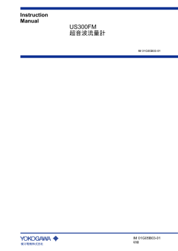 US300FM 超音波流量計
