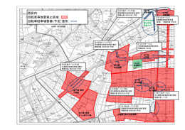 西区内 自転車等放置禁止区域： 自転車駐車場整備（予定）箇所：