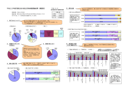 平成22年度児童生徒の食生活等実態調査結果（概要版）