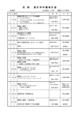 36期生 （2年）