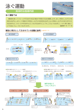 泳ぐ運動 （PDF:1149KB）