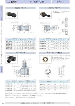 オプション Gネジ配管くい込継手