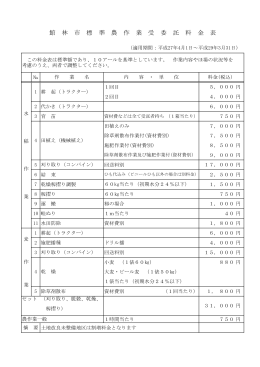 適用期間：平成27年4月1日～平成29年3月31日
