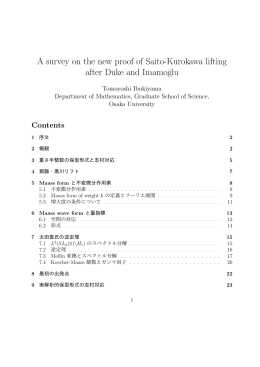 A survey on the new proof of Saito-Kurokawa lifting after Duke and