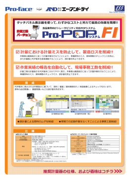 推奨計量器の仕様、および価格はコチラ