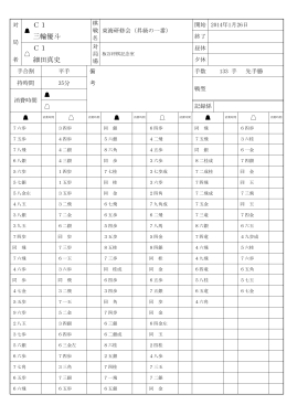 三輪優斗くんB2昇級の棋譜