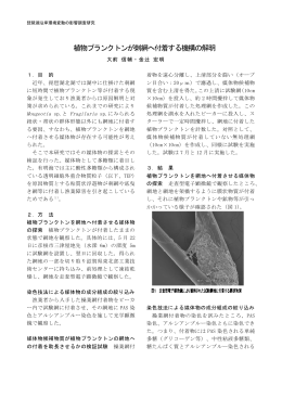 植物プランクトンが刺網へ付着する機構の解明（PDF：216KB）