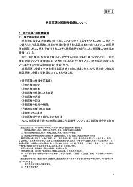 資料2 意匠原簿と国際登録簿について
