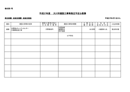 建設工事等発注予定公表簿（PDF:116 KB）