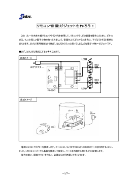 リモコン音量ガジェットを作ろう！