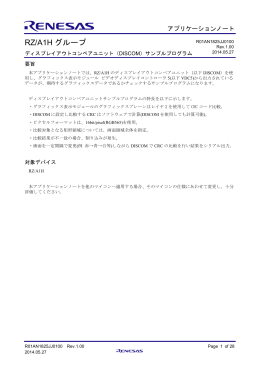 RZ/A1H グループ - Renesas Electronics