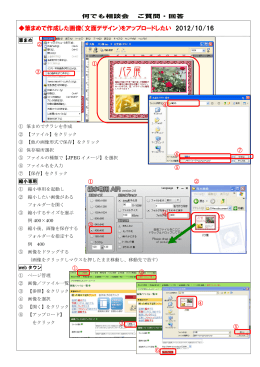 筆まめで作成した画像（文面デザイン）をアップロード