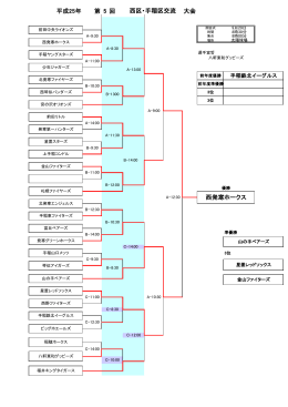 平成25年 第 5 回 大会 西区・手稲区交流 西発寒ホークス
