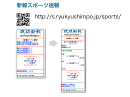 http://s.ryukyushimpo.jp/sports/ 新報スポーツ速報
