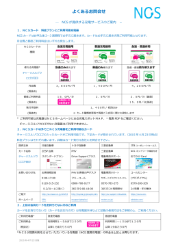 よくあるお問合せ