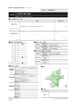 求菩提の農村景観 - 奈良文化財研究所