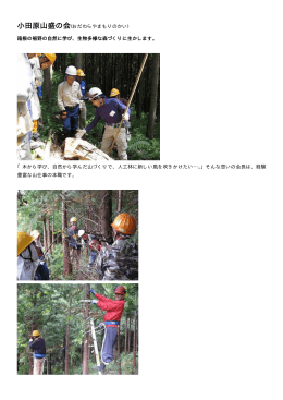 小田原山盛の会(おだわらやまもりのかい) 箱根の裾野の自然