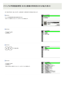 ビジュアル学習国語便覧（本文と画像の同時表示からの拡大