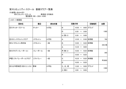 宮川コミスク登録クラブ一覧表はこちら（PDF：99KB）