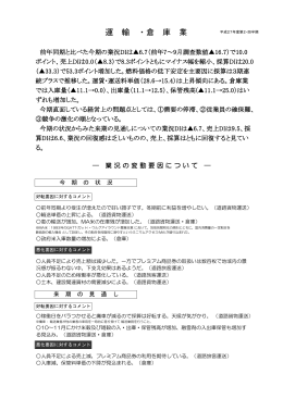 運輸・倉庫業