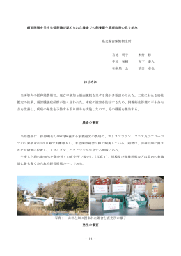 顔面腫脹を呈する採卵鶏が認められた農場での飼養衛生