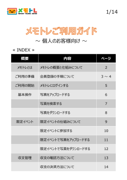 メモトレご利用ガイド