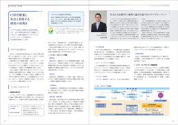 CSRを推進し 社会と共鳴する 経営の実現を