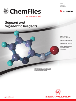 7-4 グリニャール試薬・有機 亜鉛試薬 - Sigma