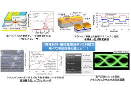 「異種材料・機能集積技術」の利用で 様々な制限を乗り越える！！ 「異種