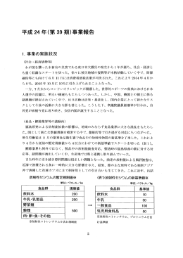 平成 24 年(第 39 期)事業報告