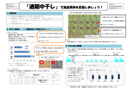 売れる米づくり技術対策資料No.2（PDF形式 390 キロバイト）