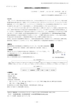 廃棄物を原料とした脱塩素剤の開発研究その 1 ポスター2 B5-9
