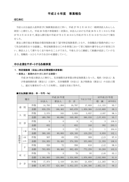 事業報告書