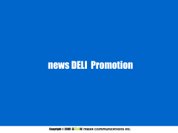 news DELI Promotion