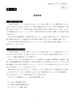 「推進体制」修正案（PDF形式201キロバイト）