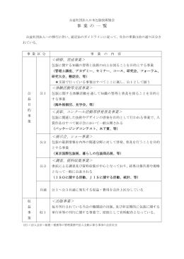 平成26年度事業報告 - 公益社団法人 日本包装技術協会