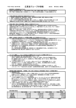 広貫堂グループIR情報