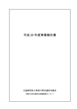 平成 25 年度事業報告書