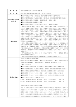 報告書 - 埼玉県NPO情報ステーション NPOコバトンびん